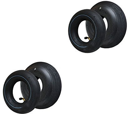 2 Satz Reifen+Schlauch 260x85 3.00-4 Rillen Profil PR4-Lagen Tragfähigkeit 200 kg