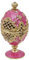 aubaho Schmuckei Ei Schmuckschatulle Schmuckdose - pink - Antik-Stil - 10cm