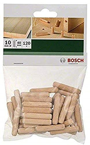 Bosch Accessories Bosch 120 pièces Goujons en bois 10 x 40 mm