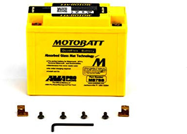 MOTOBATT - Motorradbatterie AGM MB7BB | 12V 9.0Ah 140CCA | Versiegelt & Werksaktiviert | Kompatibel mit YB7B-B | Kompatibel mit Honda, Yamaha, Kawasaki, Suzuki, BMW u.a.