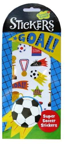 Peaceable Kingdom Brillant Autocollants Illustrés Colorés - Football