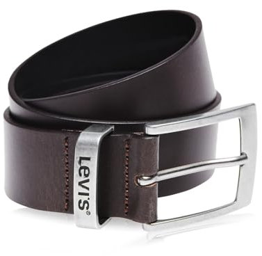 Levi's Herren Hebron Gürtel, Braun (Dark Brown 29), 80 cm