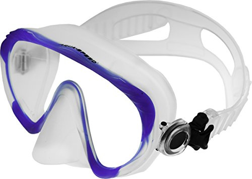 Aqua Speed® NEO Tauchmaske (Schnorchelmaske Taucherbrille LSR Erweitertes Sichtfeld Quick-Adjust)