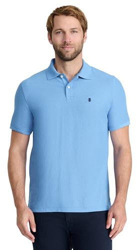 IZOD Herren Advantage Performance Poloshirt, kurzärmelig Polohemd, Blue Revival, Klein