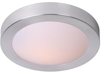 LUCIDE FRESH - Deckenleuchte Badezimmer - Ø 27 cm - 1xE27 - IP44 - Chrom Matt