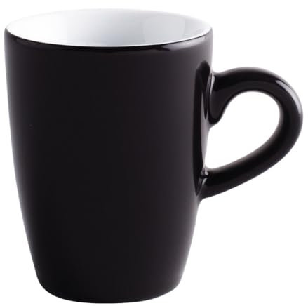 KAHLA 574732A72128C Pronto Colore Espresso-Obertasse hoch 0,10 l pure black|schwarze Espressotasse aus Porzellan