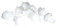 Genesis White Round Edge PVC Trim External Corner (6mm) x 4