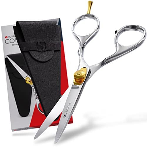 Suvorna Condor 5 bartschere, haarschere friseurschere profi, schere haare schere friseurschneiden, hair scissors, friseur schere, haarschneideschere profi friseur, schere klein, nasenhaar schere.