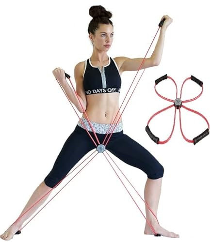 SISYAMA CORE Kreuz Pilates Reformer Widerstandsband Bindekordeln Loop Tube Bands Merkblatt