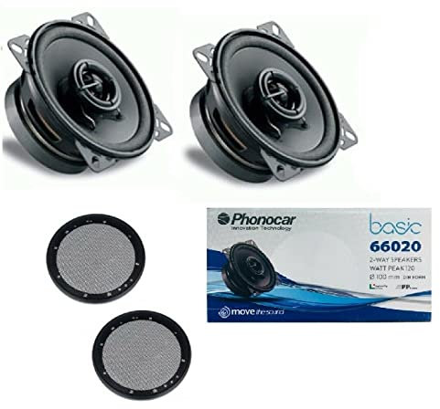 Enceinte acoustique pour voiture diamètre 100 mm puissance 50 W 2 voies PH 100P