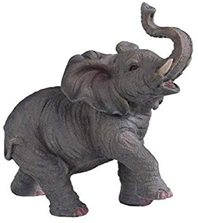 StealStreet SS-G-54135 Dekofigur Elefant mit Stamm Oben, Polyresin, 16,5 cm