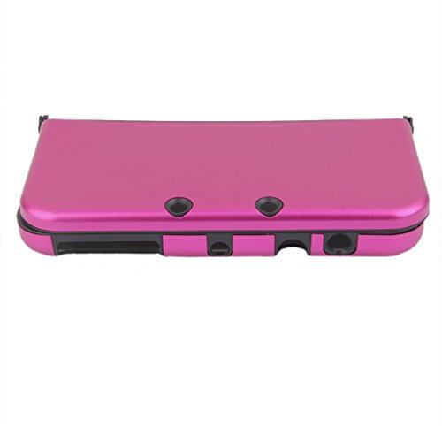Aluminium Metall Haut Case Schutzhülle Für New Nintendo 3DS XL - Rosa - Schutz und Transport des New Nintendo 3DS XL während des Spielens