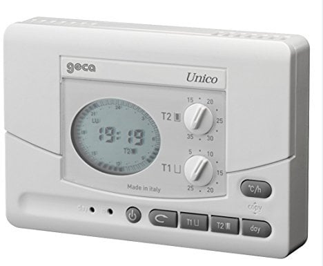 GECA Cronotermostato Digitale Unico Bianco 33502146