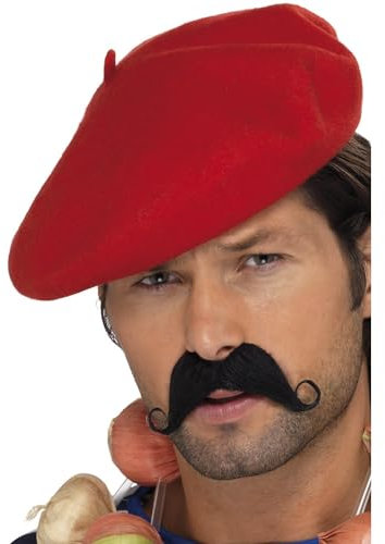 Smiffys Béret, rouge