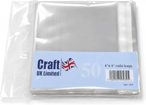 Craft UK C6 Polybeutel, transparent, Synthetisches Material, durchsichtig, DL