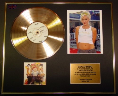 EC Gwen Stefani/Goldene Schallplatte/Record & Foto-Darstellung/Limitierte Edition/COA/Love, Angel, Music, Baby