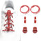 LOCK LACES - Lacets Élastiques Sans Nœud - Autobloquant Sans Laçage - Sport, Running, Triathlon - Adulte et Enfant - 1 paire
