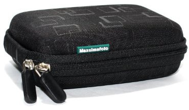Maxsimafoto - Semi Hard case - BLACK - for Canon PowerShot G9X SX720 SX600 SX610 HS, SX220 HS, SX240 HS, SX260 HS, SX270 HS, SX280 HS & Samsung WB35F, PL200, ST600, WB150, WB750, WB850 Digital Camera