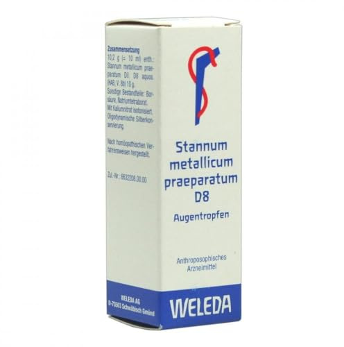 STANNUM METALLICUM praeparatum D 8 Augentropfen 10 ml