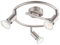 3-flammige 9W LED Deckenlampe Spot Rondell Leuchte Esszimmer Küche Globo Matrix 57991-3