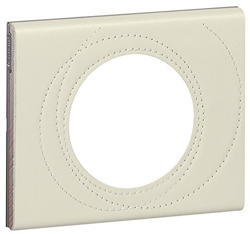 Legrand 069431 Plaque Céliane Matières 1 Poste, Cuir Perle Couture