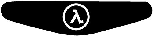 Decus-Shop Play Station PS4 Lightbar Sticker Aufkleber Half Life (schwarz)