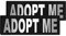 Dogline Adopt Me Abnehmbare Klettverschluss-Patches, Größe S/M