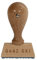 Bütic Spaß Holzstempel V1 / Fun-Stempel HS4010 mit Beschriftung oder Wunschtext, Spaßstempel:GANZ OK!