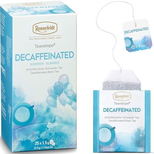 Ronnefeldt Teavelope Decaffeinated - entkoffeinierter Schwarztee, 25 Teebeutel, 37,5 g