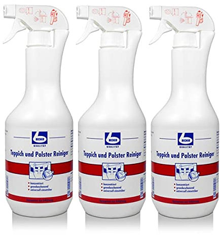 3x Dr. Becher Teppich und Polster Reiniger 1 Liter