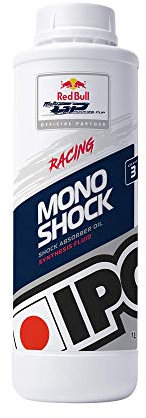 IPONE – Huile d’Amortisseur Moto Monoshock Fluid – Semi-synthétique compétition – Stabilité de la suspension - Constance d'amortissement - Résistance oxydation/corrosion - Facilite glissements - 1L