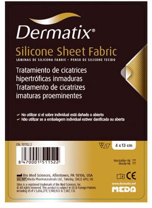 Dermatix Lamina Silicona Clear 4X13Cm