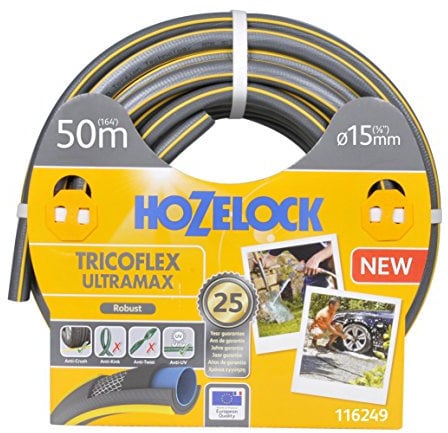 Hozelock - Manguera tricotada Ultramax de 15 mm de diámetro - 50 m
