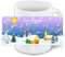 Weihnachtstasse mit Namen Leonardo und schönem Weihnachts-Motiv mit Winterlandschaft - Tasse zu Weihnachten