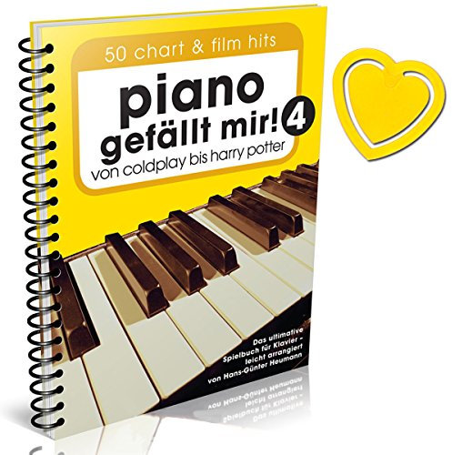 Piano gefällt mir! Band 4 - 50 Chart und Film Hits - von Coldplay bis Harry Potter - das ultimative Spielbuch für Klavier von Hans-Günter Heumann (Variante Spiralbindung mit Notenklammer)