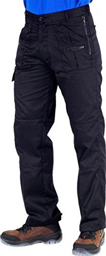 CLICK ACTION WORK TROUSERS BLACK 30T