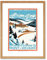 Wee Blue Coo WINTER SPORT MONT REVARD ALPINE SKI SNOW FRANCE FRAME ART PRINT PICTURE F12X1545