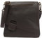 LECONI Umhängetasche Damen-Tasche Crossbag Rinds-Leder Natur Schultertasche Vintage-Look Ledertasche Frauen + Herren Handtasche aus Echt-Leder 29x29x6cm dunkelbraun LE3027-wax