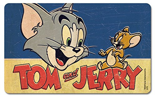 Logoshirt® Tom & Jerry I Logo I Frühstücksbrettchen I Schneidebrett I 23x14cm I spülmaschinenfest & hitzebeständig I Lizenziertes Originaldesign