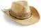 Beechfield - Sombrero de paja Modelo cowboy Summer Unisex Hombre Mujer - Verano / Calor / Naturaleza (Talla Única/Carne)