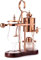 Diguo Cafetera de lujo belga/belga con sifón de equilibrio familiar real, diseño elegante estilo retro (oro rosa pulido)