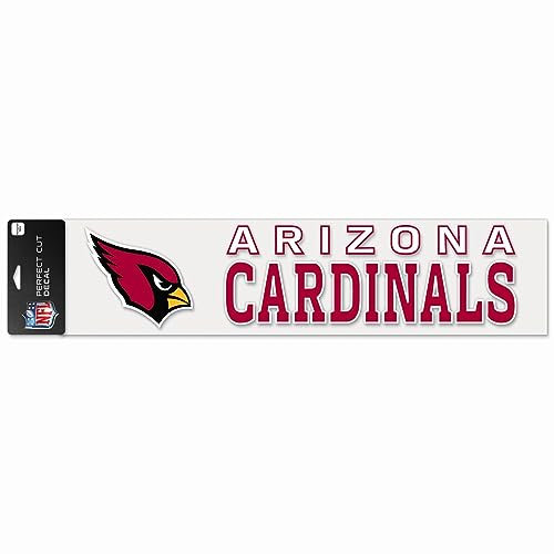 WinCraft NFL Arizona Cardinals Aufkleber, perfekt geschnitten, 10,2 x 43,2 cm