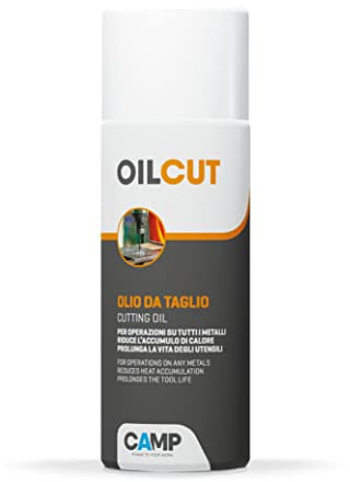 CAMP Oil Cut Huile de Coupe en Spray, Professionnel et Puissant pour Lubrification et de Refroidissement, 400 ml