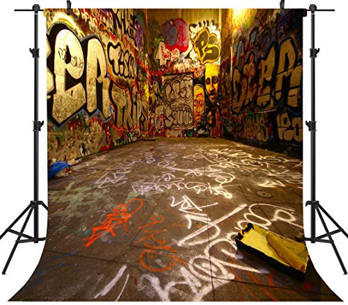 Ouyida Fotohintergrund TA25, Graffiti Space 3 x 3 m, aus Vinyl, Computer-bedruckt