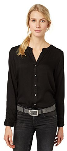 TOM TAILOR Frauen Belts klassischer Leder-Gürtel Gr:-105 EU, Farbe:-Anthra