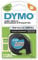 Dymo S0721750 Kassette für Beschriftungsgerät Letra Tag Schriftband metall, laminiert, 4 m x 12 mm, schwarz/Silber