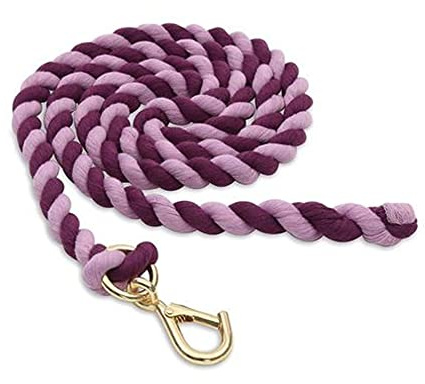 Shires Two Tone Headcollar Rope Purple/Lilac