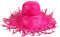 Alsino Trendy Strohhut Beachhut Partyhut pink SH-26