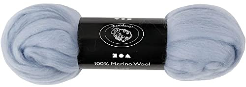 Merinowolle 21 my eisblau Südafrika 100g