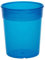 Avenue's - Vasos de plástico apilables para lavavajillas, color azul neón, 250 ml (juego de 6)